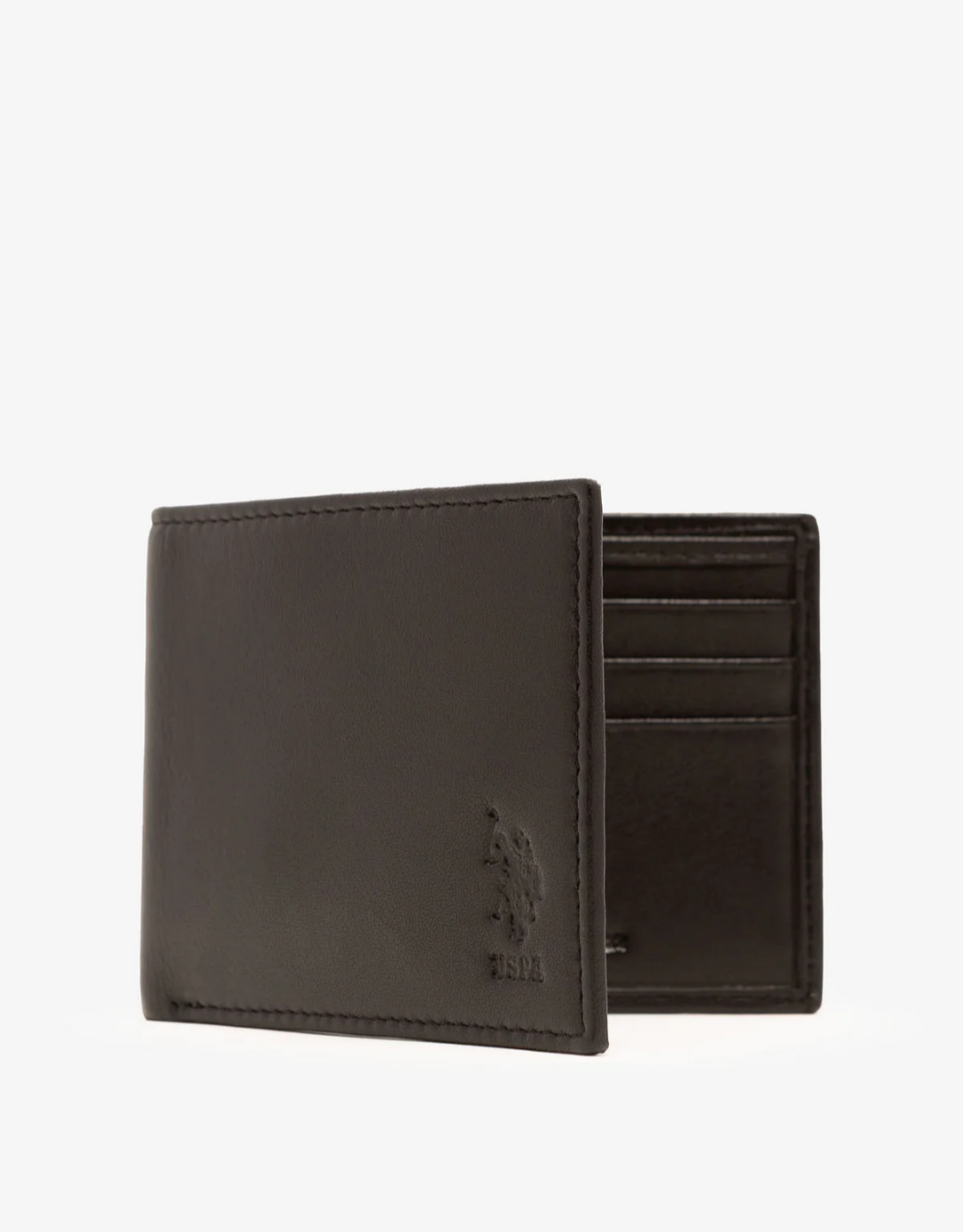 U.S. POLO ASSN MENS LEATHER BIFOLD WALLET