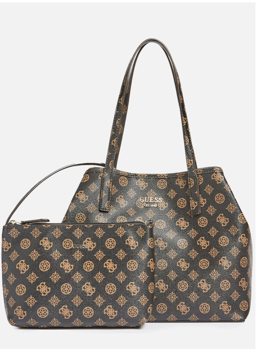 Guess Vikky Monogram 2-in-1 Tote