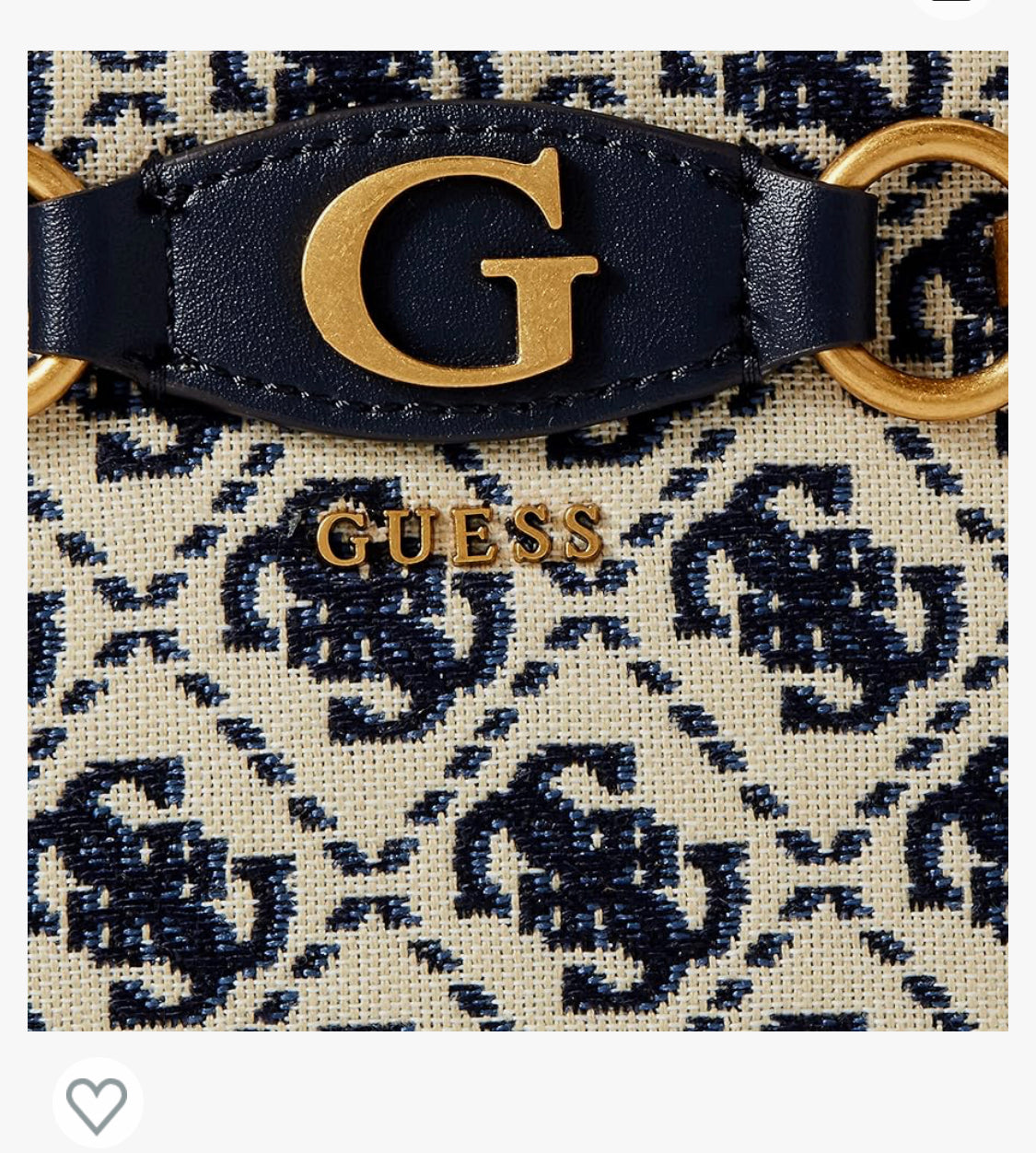 Guess Izzy 4G Monogram Jacquard Double Zip Organizer