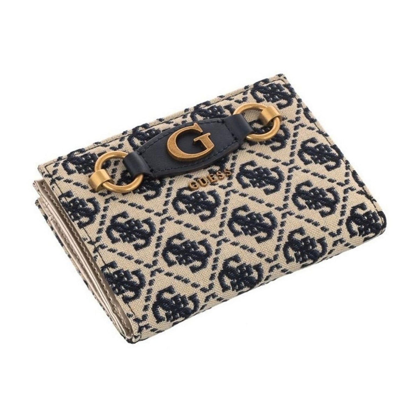 Guess Izzy 4G Monogram Jacquard Double Zip Organizer