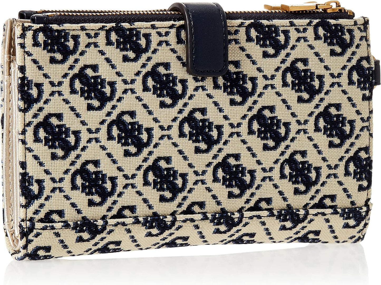 Guess Izzy 4G Monogram Jacquard Double Zip Organizer