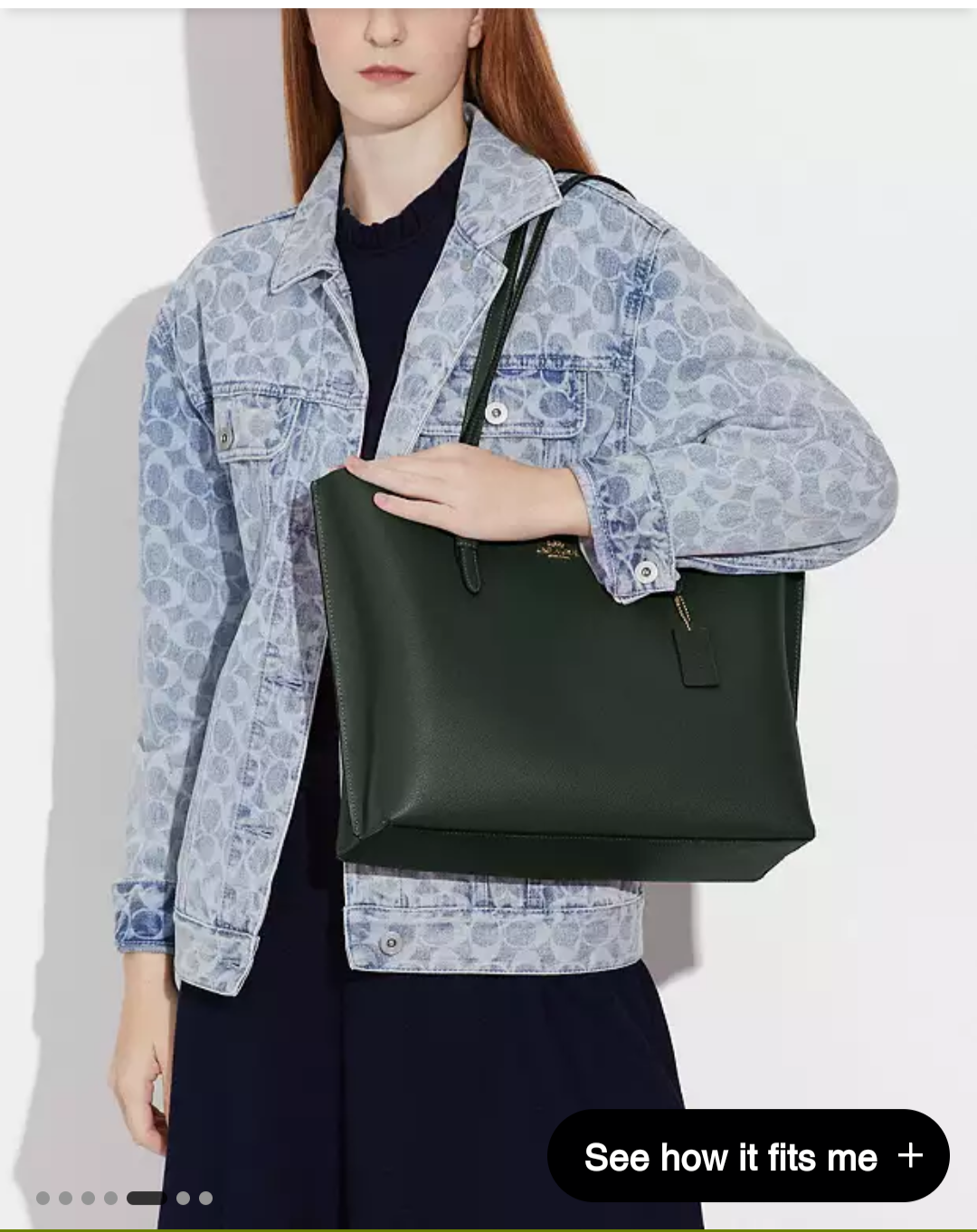 Coach MOLLIE TOTE
Color: IM/Amazon Green