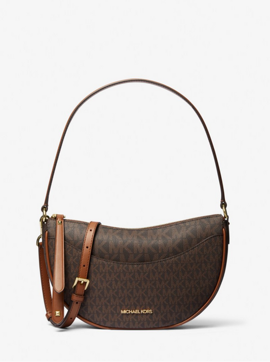 Michael Kors Dover Medium Signature Logo Crossbody Bag