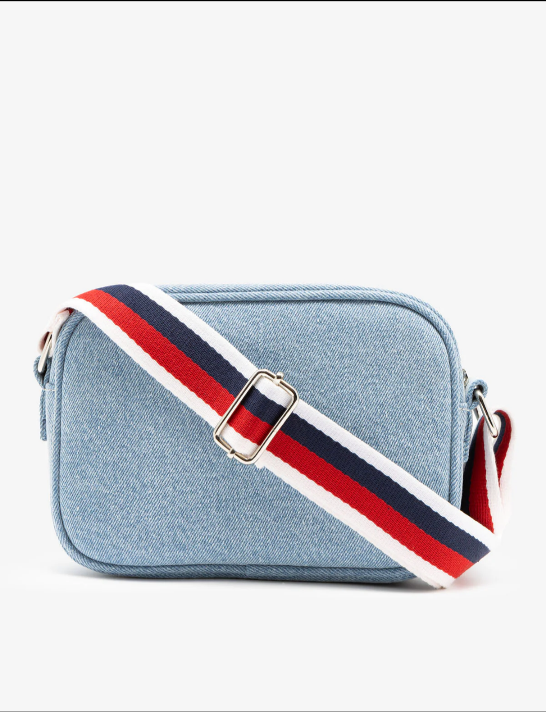 U.S. POLO ASSIGN DENIM ZIP CROSSBODY BAG